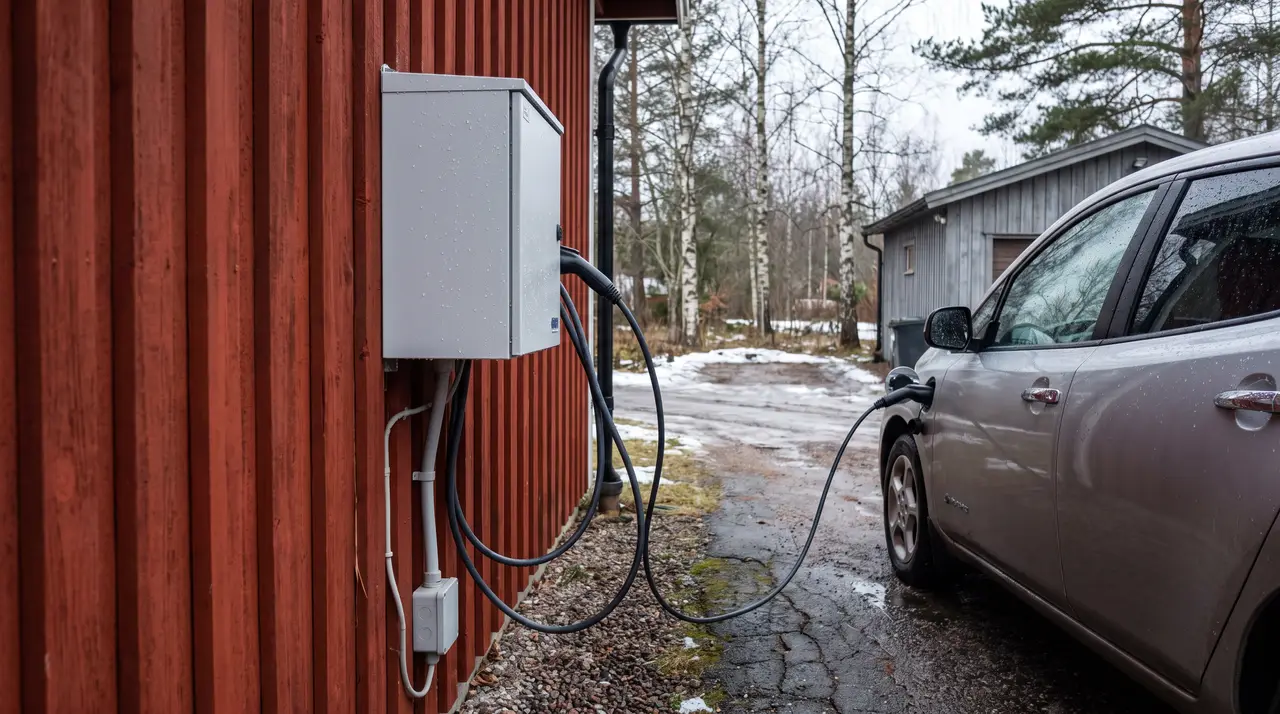 Ladda elbilen hemma – laddbox, effekt och installation