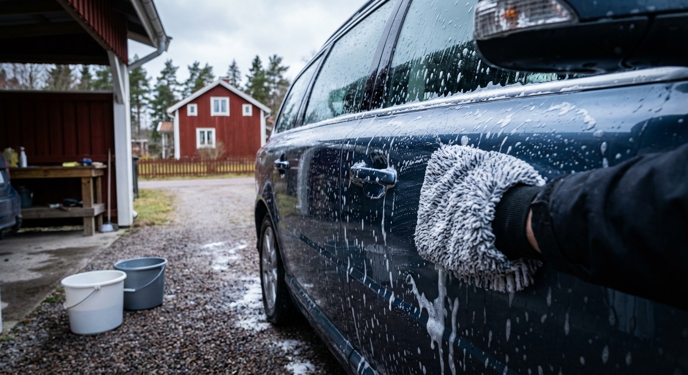 Rätt bilschampo-teknik