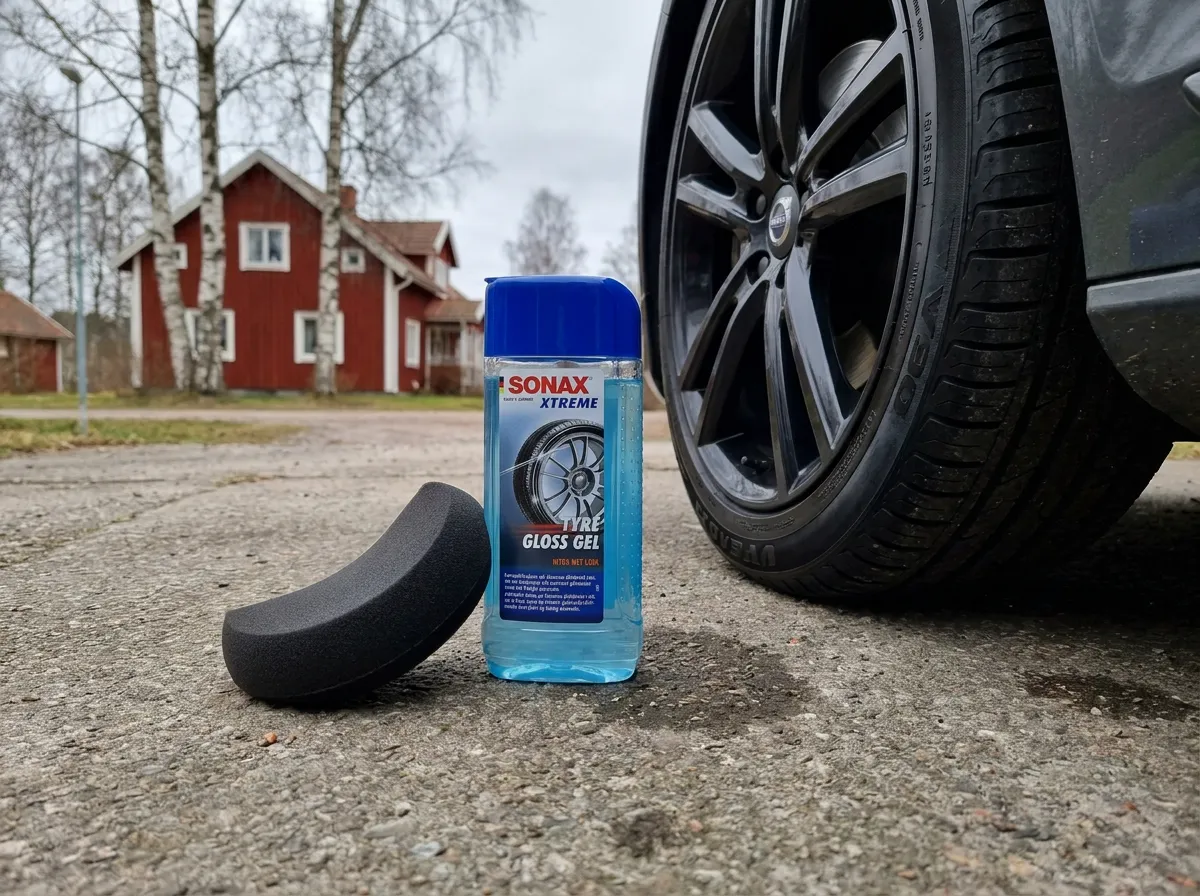 Sonax Xtreme Tyre Gloss Gel i testmiljö