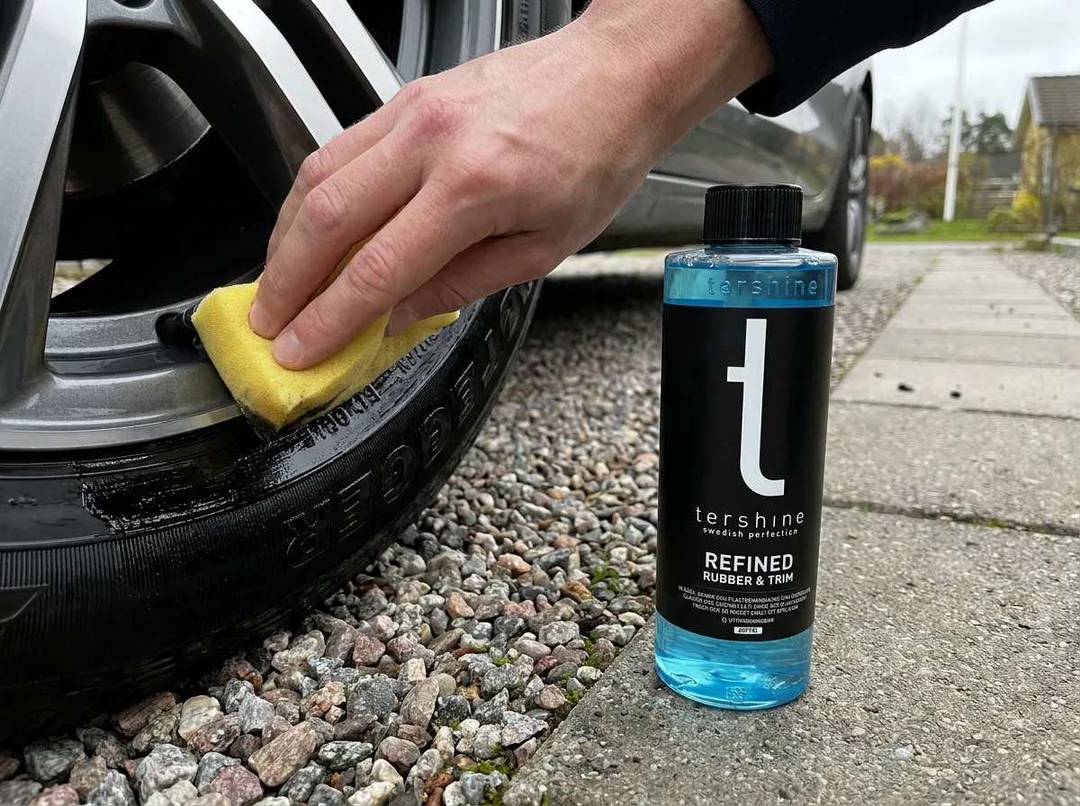 tershine Refined – närbild under användning
