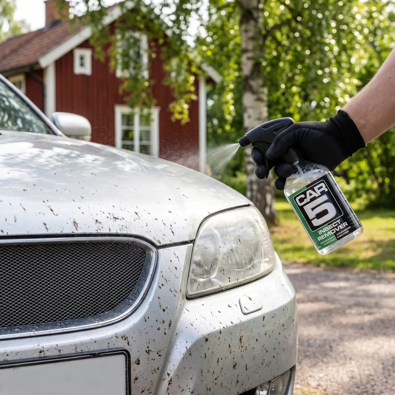 Bildmontage av CAR5 Insect Remover