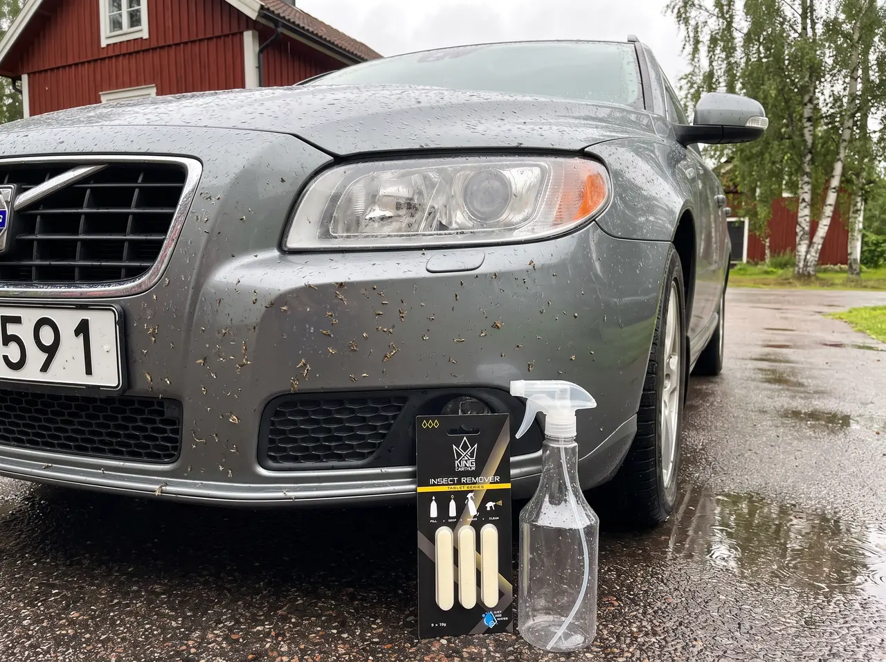 Bildmontage av King Carthur Insect Remover Tablet