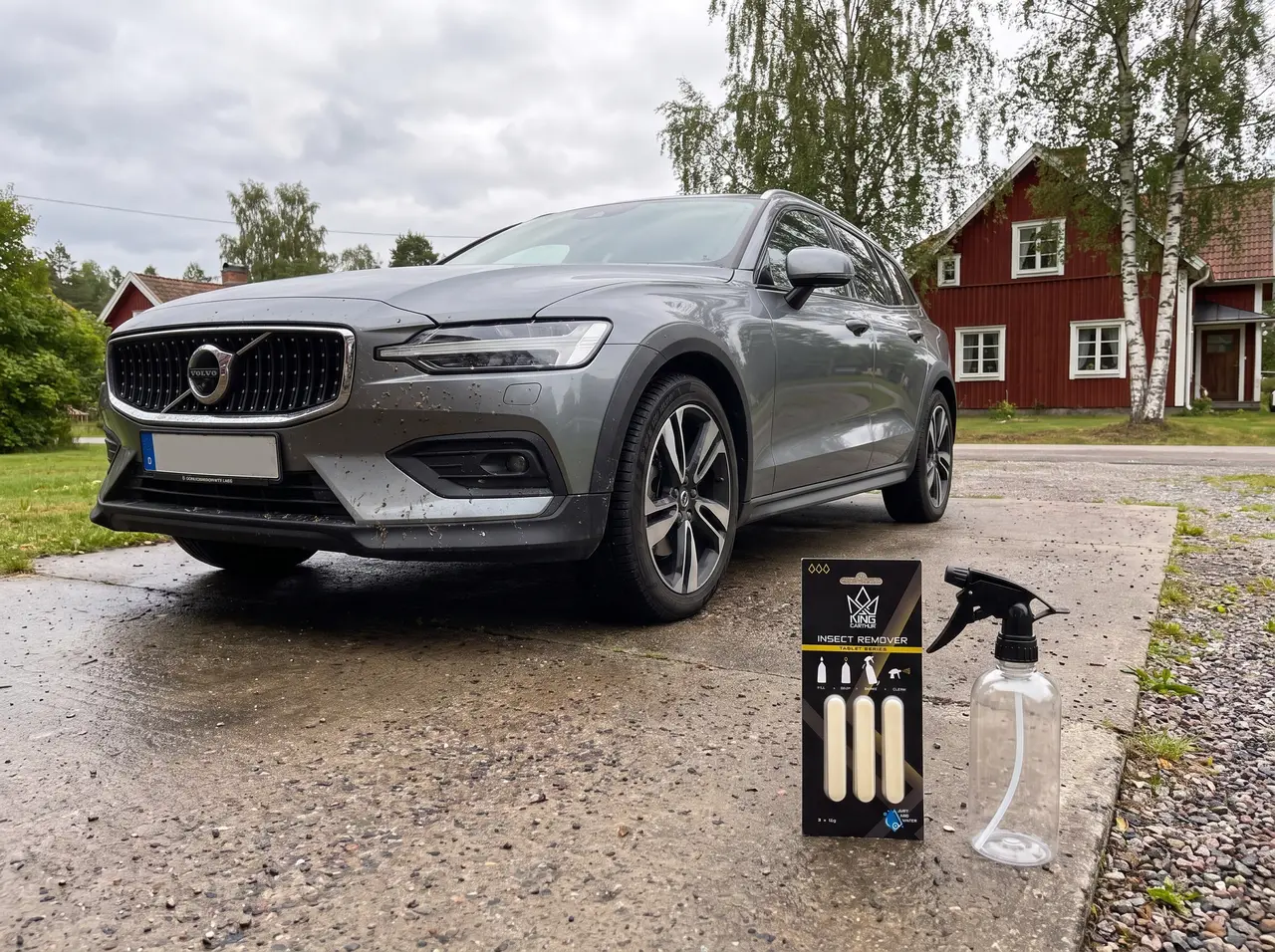 Bildmontage av King Carthur Insect Remover Tablet