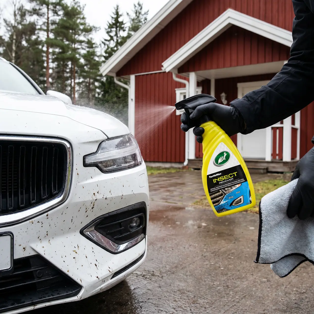 Bildmontage av Turtle Wax Insect Remover