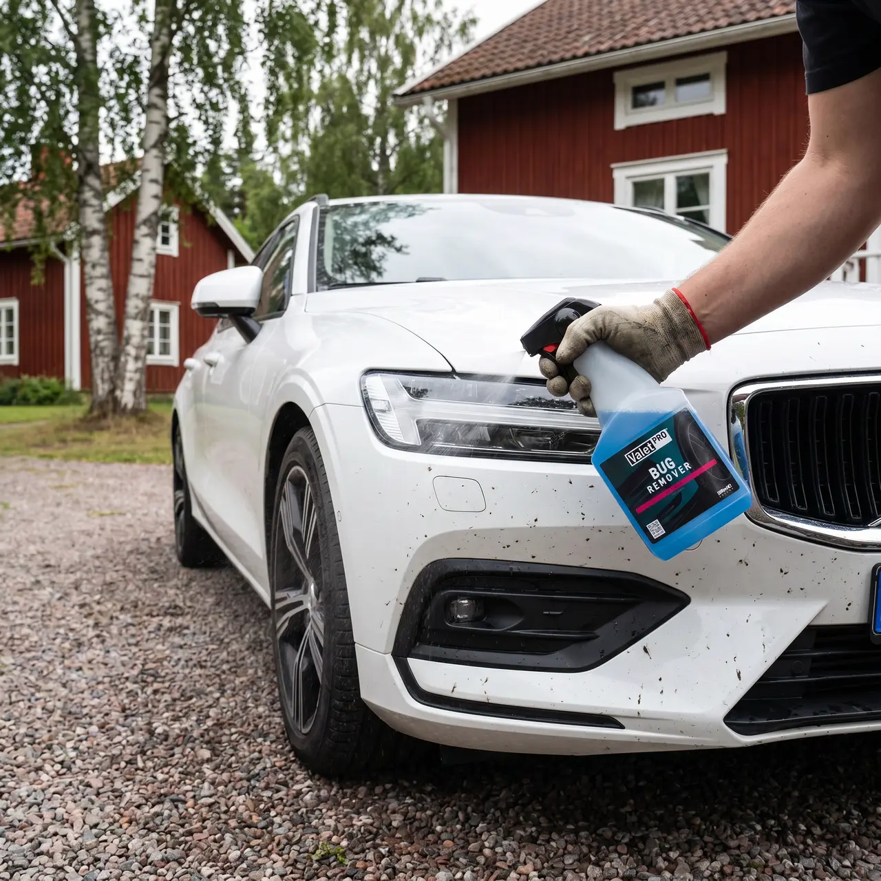 Bildmontage av ValetPRO Bug Remover