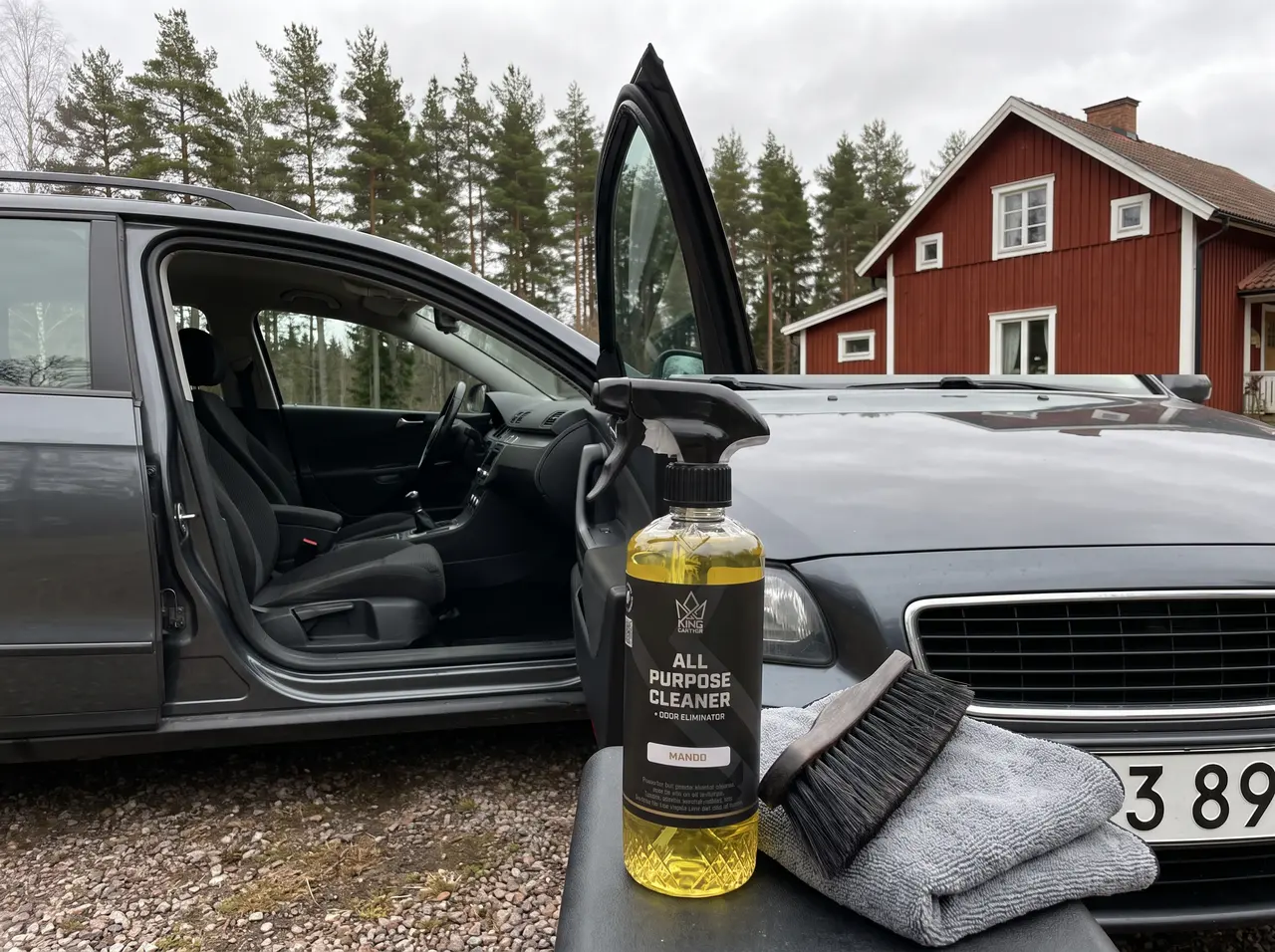 Bildmontage av King Carthur APC + Odor Eliminator