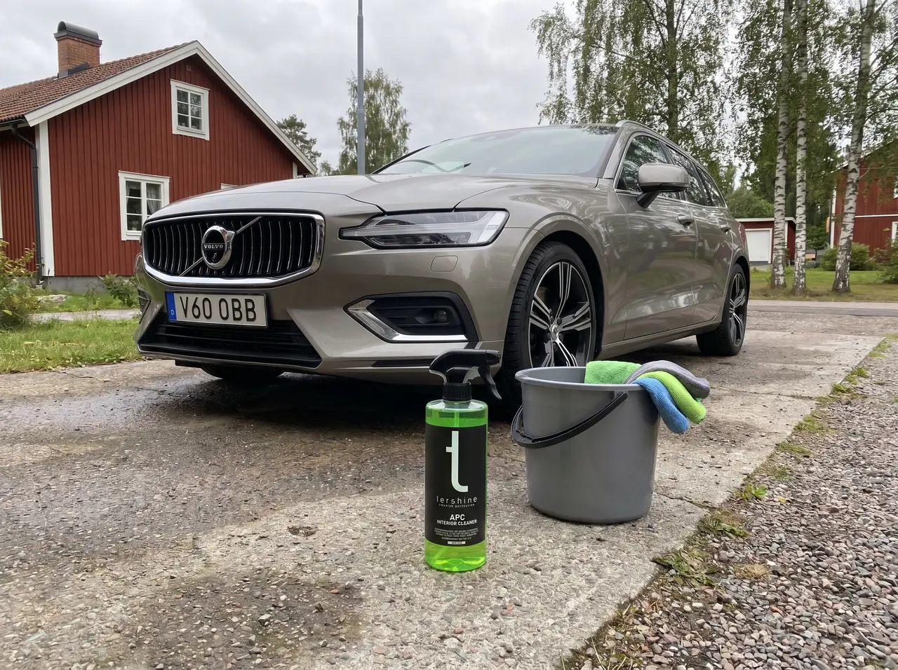 Bildmontage av tershine APC Interior Cleaner