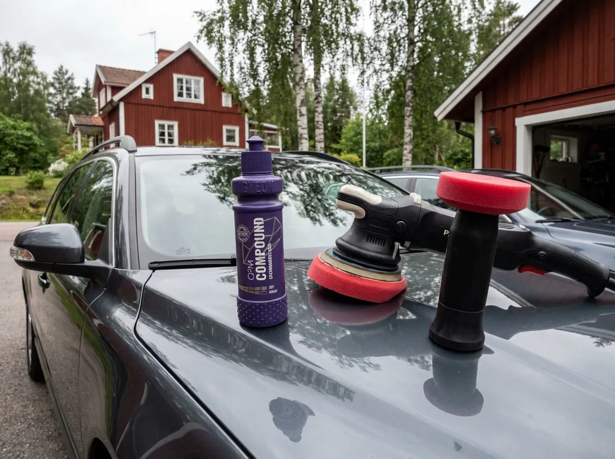 Gyeon Q²M Compound i testmiljö