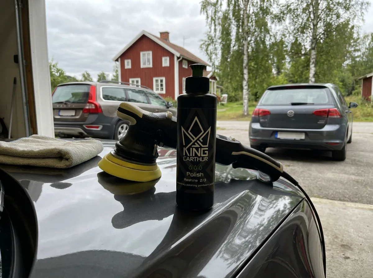 King Carthur Reshine Polish i testmiljö