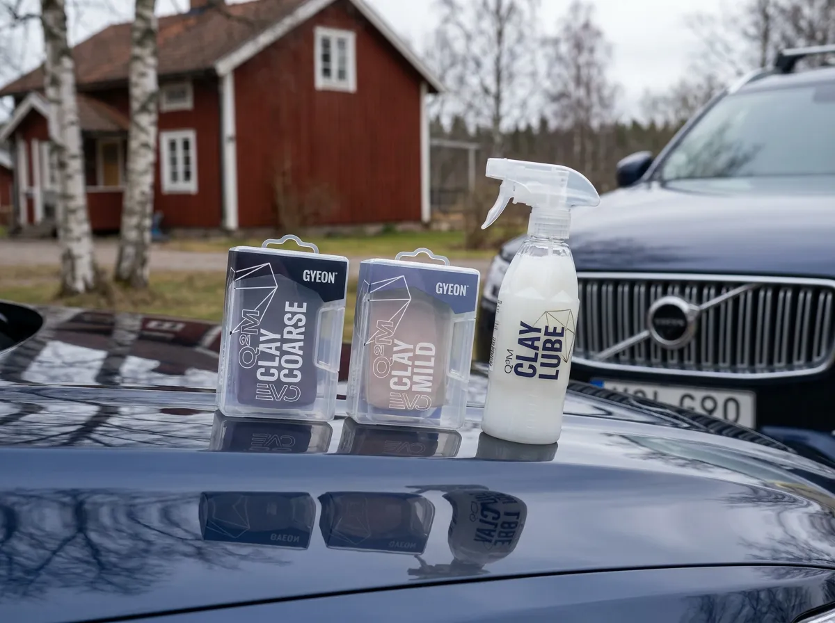 Gyeon Q²M Clay EVO i testmiljö