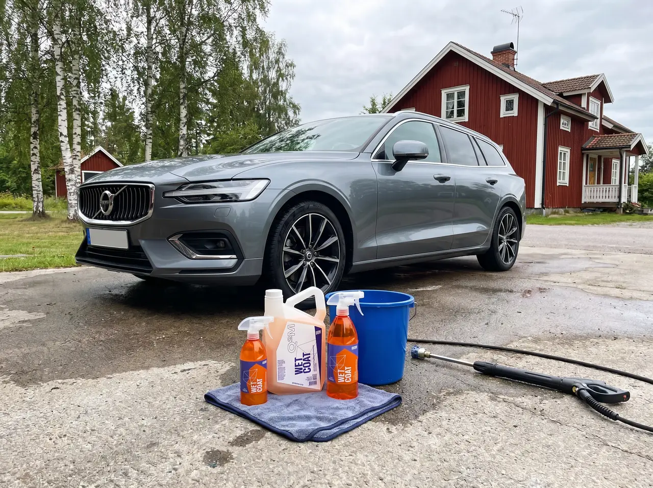 Bildmontage av Gyeon Q²M WetCoat