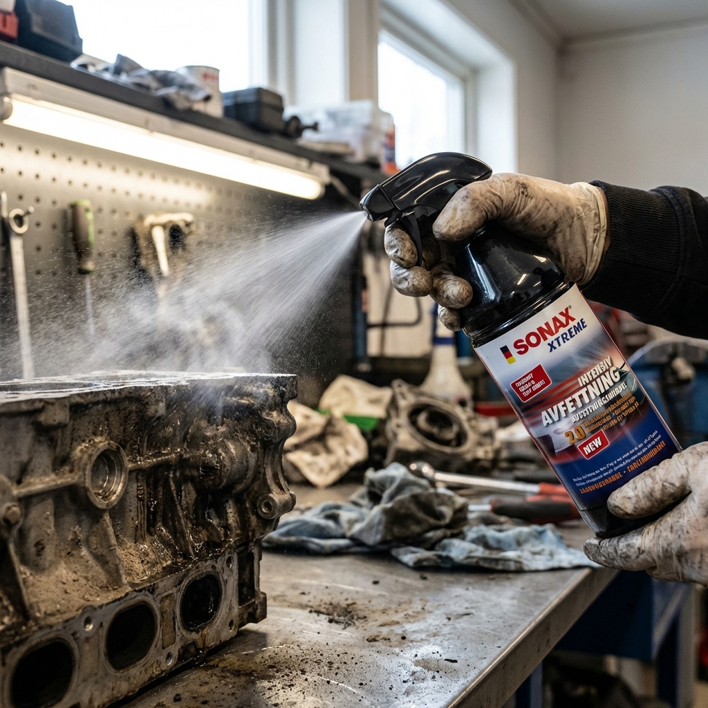 Produkttest av Sonax Xtreme Intensiv Avfettning - Kallavfettning 1 l – detaljbild