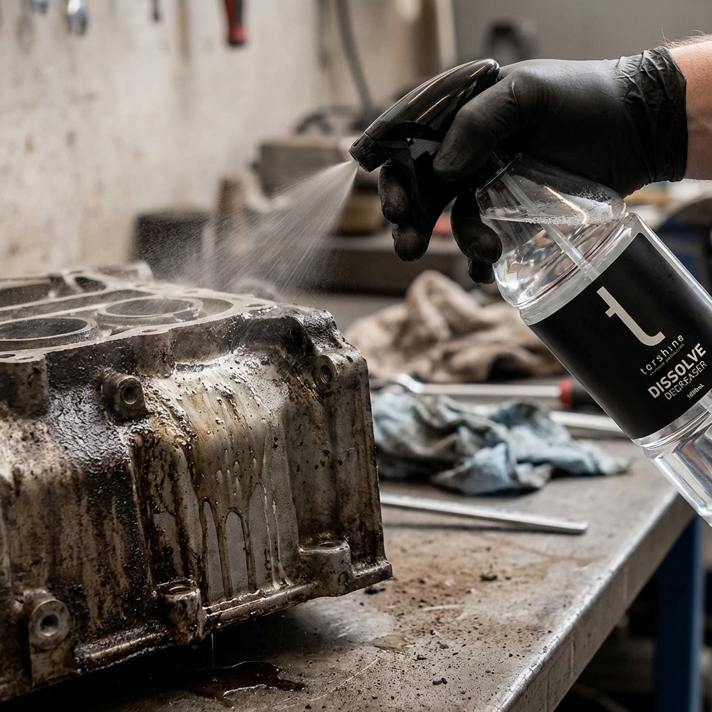 Produkttest av tershine Dissolve - Kallavfettning 1 l – detaljbild