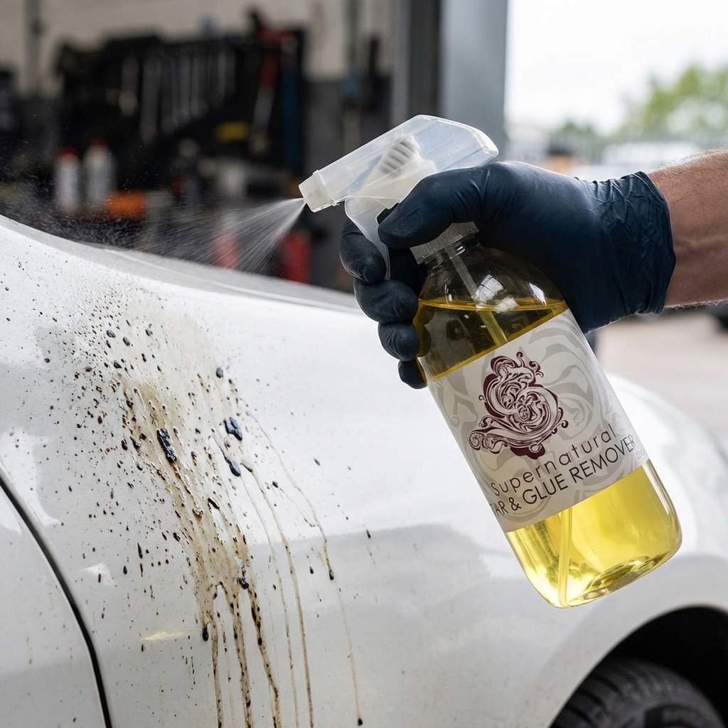 Produkttest av Tjärlösare Dodo Juice Supernatural Tar & Glue Remover – detaljbild