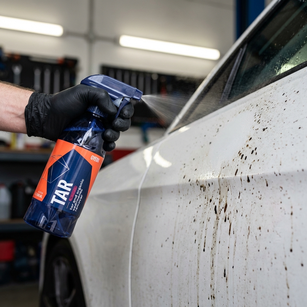 Produkttest av Tjärlösare Gyeon Q²M Tar Redefined – detaljbild