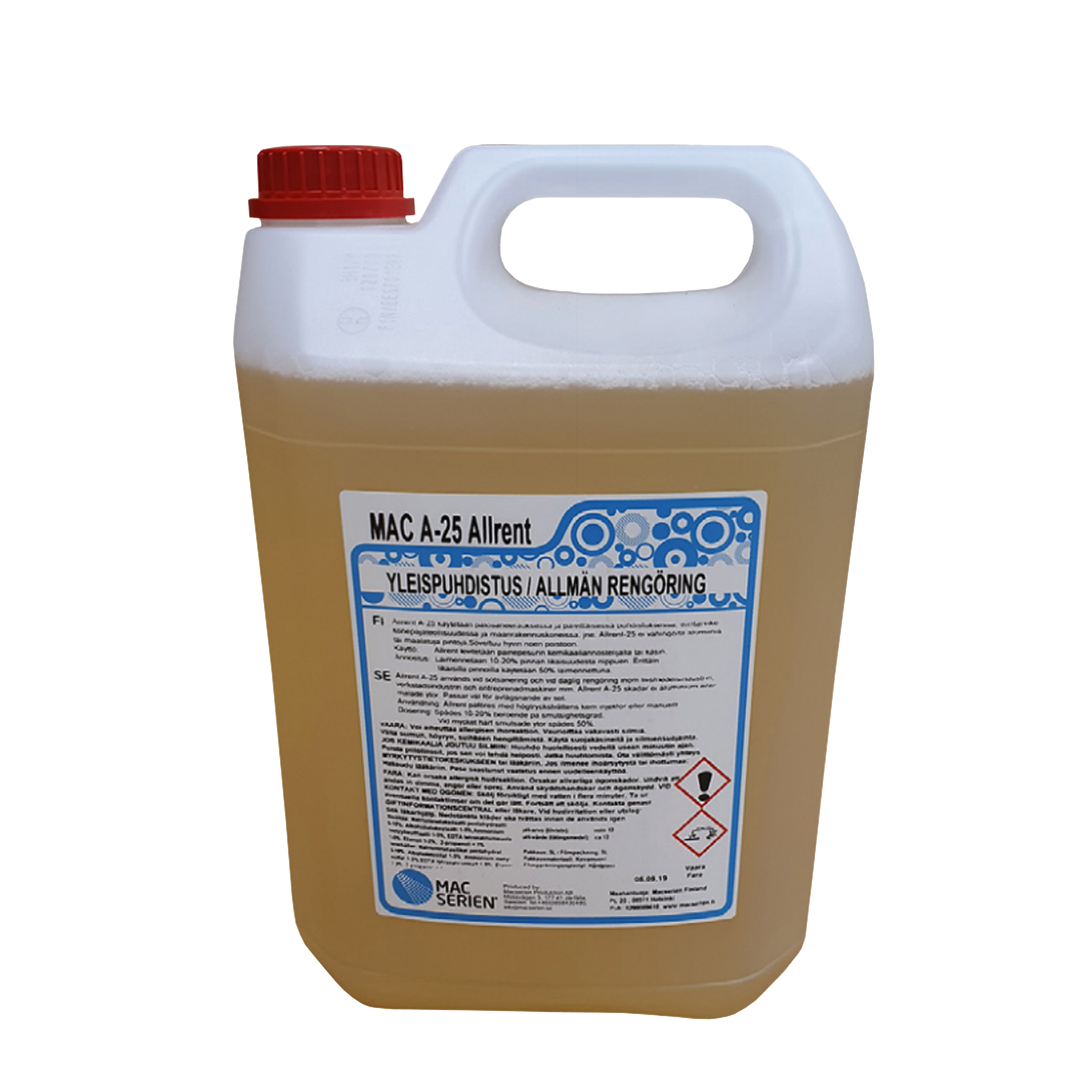 Mac A-25 Neutralt allrengöring 5000 ml dunk