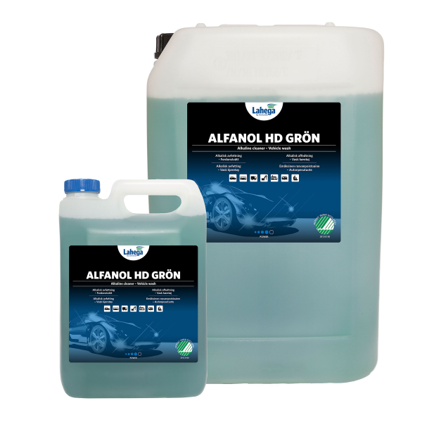 Lahega Alfanol HD Grön alkaliskt avfettningsmedel i dunk